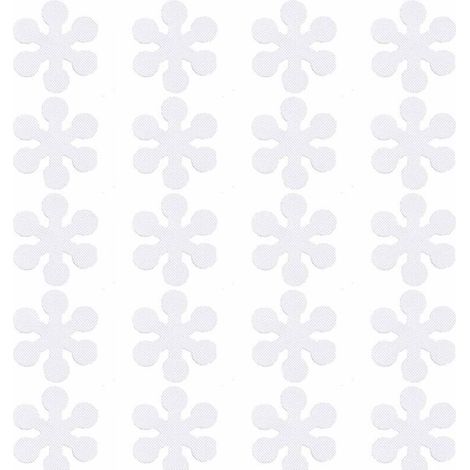 Lot de 20 autocollants antidérapants en matière souple, adaptés aux baignoires, escaliers et salles de douche - 10 cm