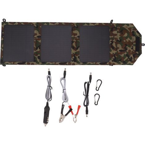 Panneau solaire pliable double USB léger 30W panneau de chargeur de téléphone solaire portable pour Automobile 12V (1/5)