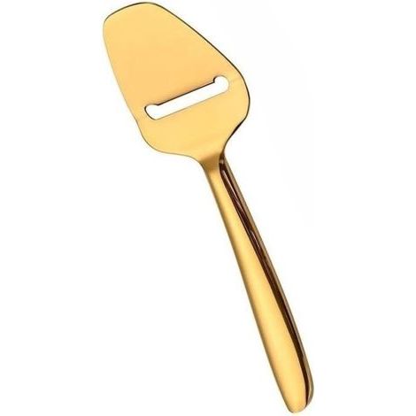 Couteau à pain et beurre en acier inoxydable doré - Multifonction pour pain, beurre et fromage, compatible lave-vaisselle, 19,4x5,5 cm (1/5)