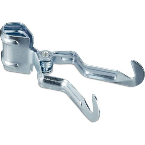 Set di 4 ganci ingeniosi e pratici da campeggio 15 x 5 x 5 cm in acciaio inossidabile argentato 130010824