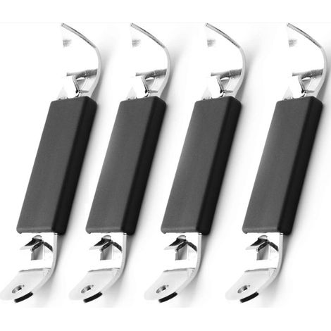 Pieces 11x2.3cm Magnetic Bottle Openers, Stainless Steel Manual Bottle Openers, Can Tapper with Magnet (1/4)