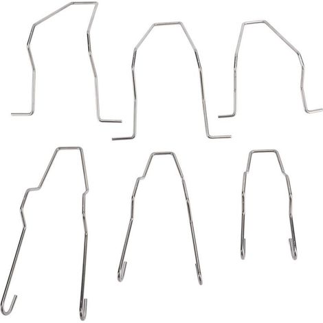 Clip d'ampoule de voiture en acier inoxydable, 6 pièces, ressort de retenue de phare résistant aux rayures pour ampoules H1 H3 H4 H7