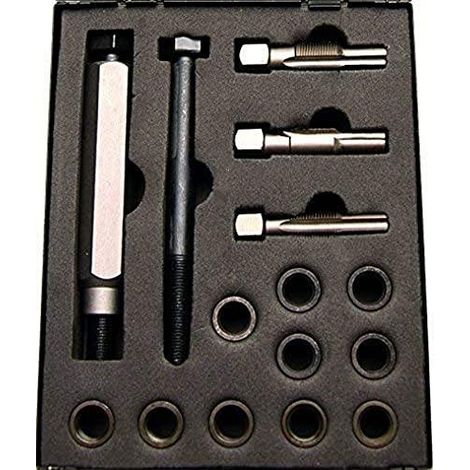 Kit de reparación Bgs M10 x 1 0 mm metal 5 insertos