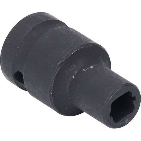 Douille de taraudage carrée M12 en acier au chrome-molybdène, entraînement 1/2 pouce, à ressort, pour clé à main électrique et pneumatique. (1/5)
