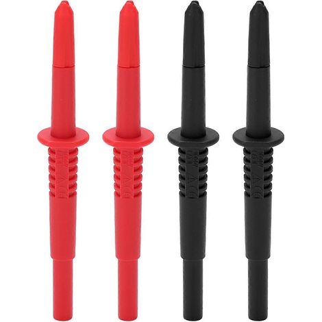 2er-Set Multimeter-Prüfspitzen aus Messing mit Laternenspitze und 4-mm-Bananenstecker für Kfz-Anwendungen