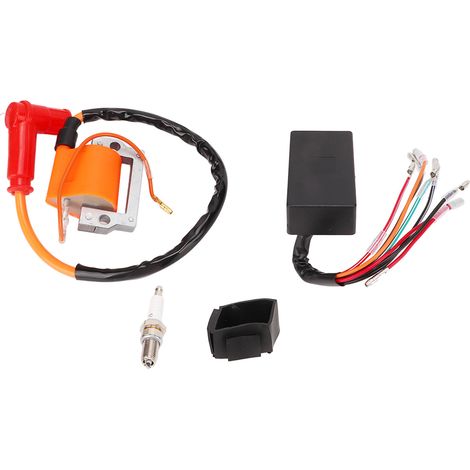 Kit de bobine d'allumage 355‑82310, module d'allumage moteur avec boîtier CDI et bougie d'allumage pour voiturette de golf G1 1979‑1986 (1/5)