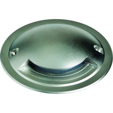 Encastré de sol extérieur ZEPH 3 24V déflecteur simple inox bleu 6x2W - EUROPOLE - 55364DSIN