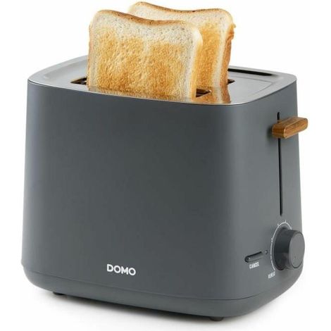 Domo DO965T Toaster grau matt sechs Bräunungsstufen