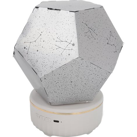 Projecteur LED Étoiles USB Rechargeable - Lampe de Projection Bleue pour Chambre et Intérieur