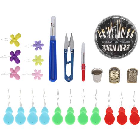 Kit de Filetage Automatique pour Aiguilles, Outil de Couture Facile pour Seniors, Accessoire de Loisirs Créatifs et Travaux Manuels (1/5)