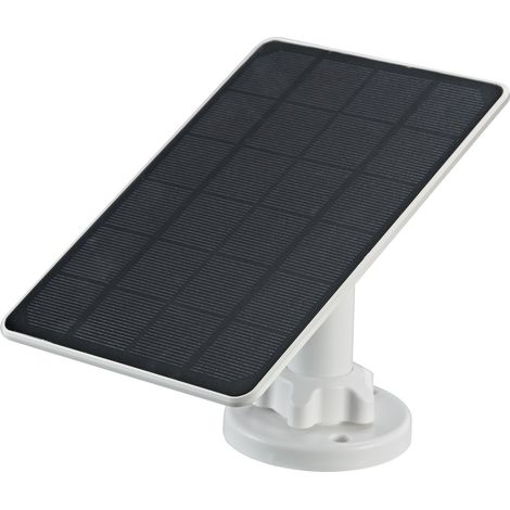 Panneau solaire 5W pour caméra Ring Stick Up et caméra adhésive, module photovoltaïque de sécurité étanche IP65, chargeur externe avec câble, compatible batterie, résistant aux intempéries (1/4)