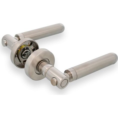 AMIG Poignées sur rosace 24R Ø53 mm Acier inoxydable AISI 304 Mat (1/5)