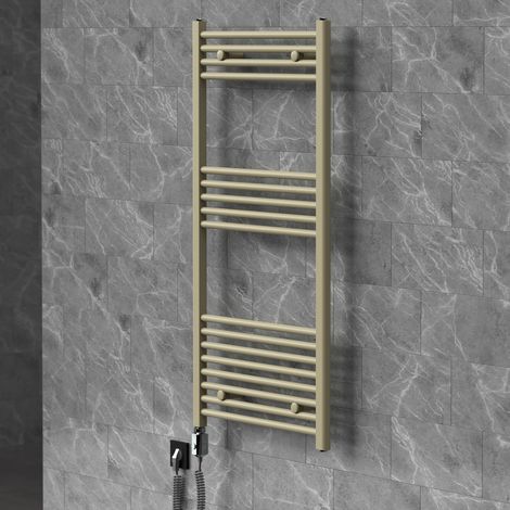 LuxeBath Sèche-Serviettes Électrique Sahara 600 x 1200 mm, Radiateur Mural (1/5)