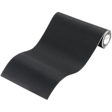 Simili Cuir Autocollant,Cuir Adhesif Reparation Canapé pour Réparation et Rénovation,Patch Cuir Auto-adhésif Rénovation en Cuir pour Siège Voiture,Bottes,Sac À Main,Sacs Souples-Noir,50x100cm