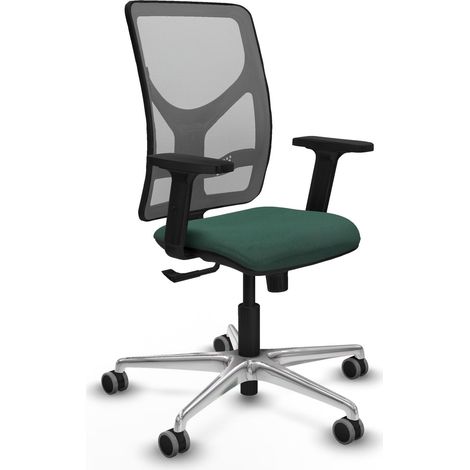 Chaise de bureau piqueras y crespo Motilla noir mousse épaisse (1/2)