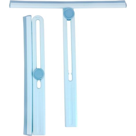 x Tergivetro per doccia, tergivetro per doccia, tergivetro girevole a 180°, tergivetro per doccia pieghevole, per piastrelle del bagno o della cucina, specchi e vetro (28 cm) (1/5)