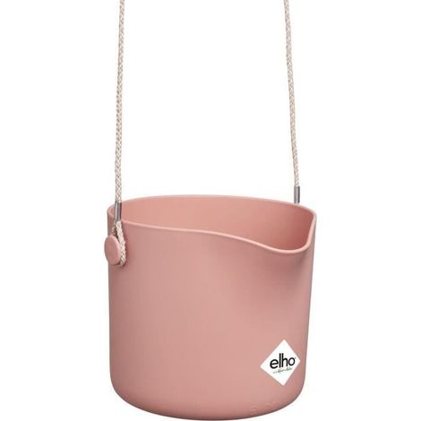 Pot De Fleurs Rond B.FOR - Plastique - Ø18 - Rose Poudré (1/5)