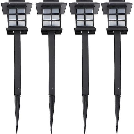 4 Stück Solarstablampen