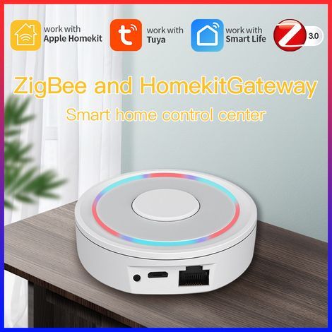 Tuya Apple homekit Dual - mode câblé ZigBee Gateway maison intelligente système de commande vocale à domicile-ZigBee zéro feu 1 chemin (1/5)