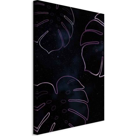 Dipinto - Monstera Galattica (1 parte) verticale (1/5)