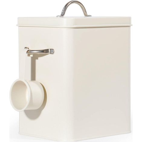 Aufbewahrungsbox Metall 6.5L Waschmittel Box Hundefutter Katzenfutter (1/5)