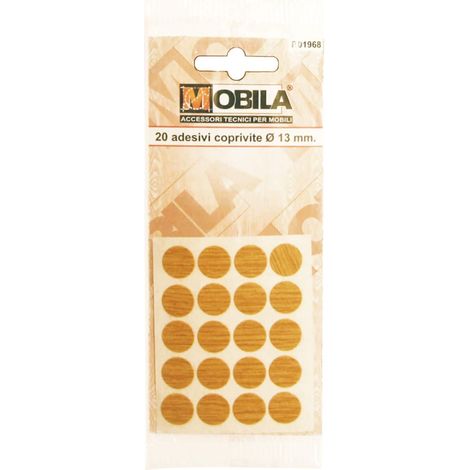 Masidef Coprivite Adesivi - Noce - 13 mm 20 pz