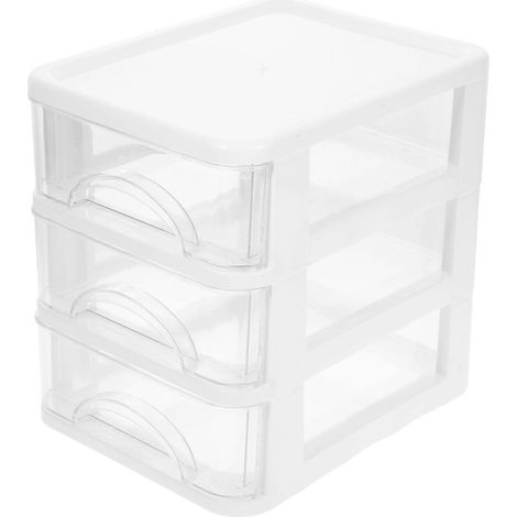 Organiseur de bureau avec tiroirs, rangement de bureau à plusieurs niveaux, porte-papeterie (1/3)