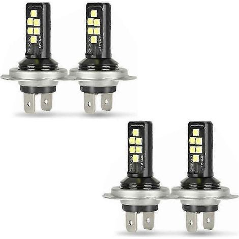 4 ampoules LED H7 pour phares (feux de croisement), 60 000 lm, 6 000 K, 220 W, blanc froid (1/5)
