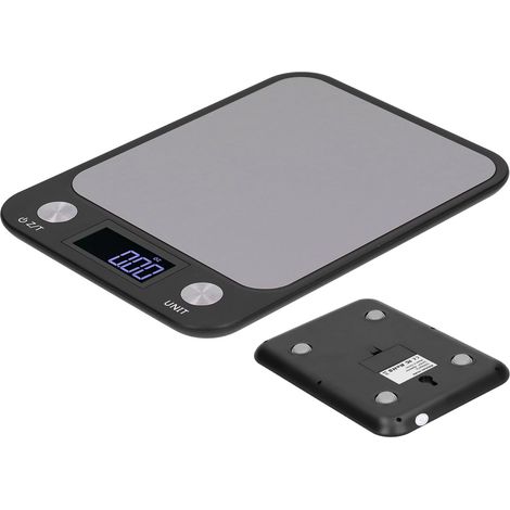 Balance de cuisine en acier inoxydable, petite balance électronique de table pour aliments et pâtisserie. (1/5)