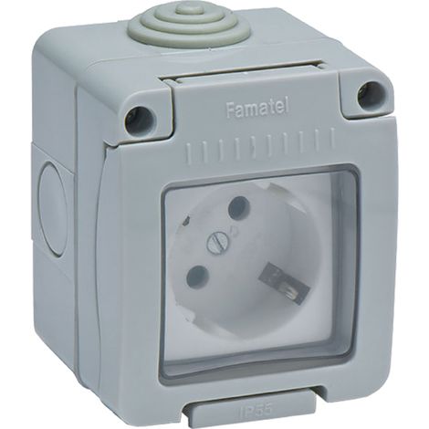 BASE 19071 DOBLE TTL ESTAN.IP55 16A-250V - 030166 (1/6)
