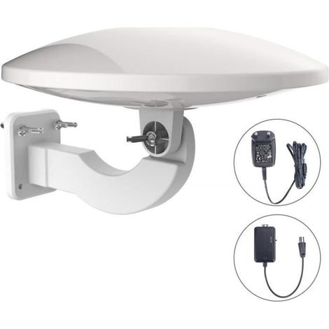 Antenne Amplifiée - 1byone - 32dB - Omnidirectionnelle - 120Km - Extérieure