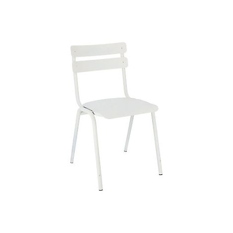 Silla de exterior ONE UE 4 unid blanco (1/5)