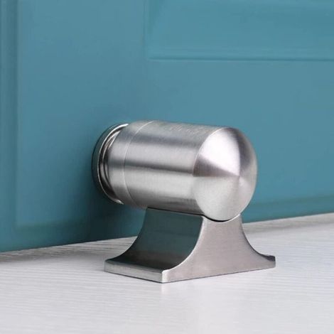[NIEMALS VERWENDET] Leistungsstarker magnetischer Türstopper, Edelstahl 304, Mini-Türstopper, Möbeltürbeschlag