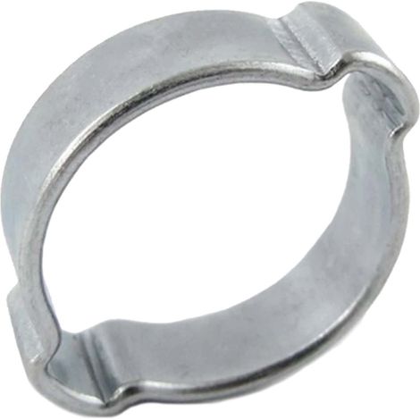 tecuro 2-Ohr - Schlauchklemme - Schelle 5-7 mm, Edelstahl (W4) (1/3)