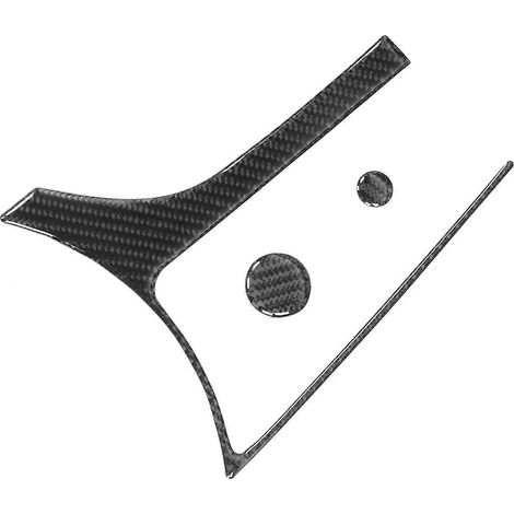 3-teiliges Set aus Carbonfaser-Knopfabdeckungen für den Multimedia-Innenraum, passend für Mazda MX5 ND Roadster ND 2016–2020 (1/5)