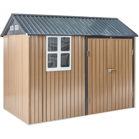Gerätehaus NOCCIANO 313 cm 220 cm Braun (1/5)
