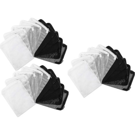 30 Stück Aquarium-Filternetzbeutel, Nylon-Filternetzbeutel mit Reißverschluss (für Ca-Partikel). (1/5)