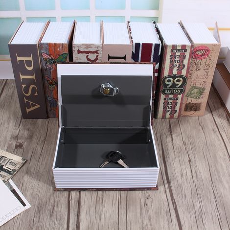 Coffre-fort Livre Secret Dissimulé Sécurité Boîte à Argent Bijoux Portable avec Serrure (Modèle LOVE) (1/5)