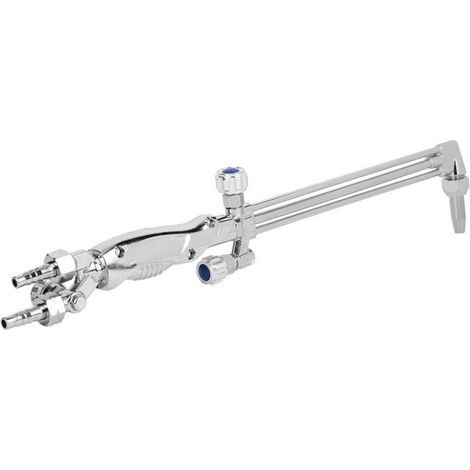 Soplete de corte, soplete de soldadura profesional de alta resistencia de 3 tubos, latón galvanizado estándar de 10 mm para corte de placas de acero con oxígeno/acetileno/propano (1/5)