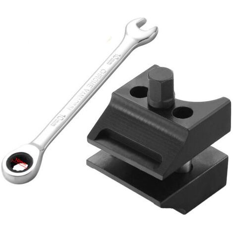 Outil de séparation de bras de suspension – Séparateur de rotule/essieu – Douille pratique pour colonne de suspension – Outil en métal pour amortisseurs (1/5)
