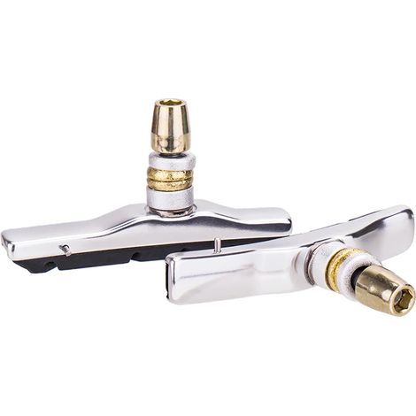Plaquettes de frein ZTTO pour VTT et vélo de route, en caoutchouc résistant, compatibles avec les freins V-Brake (1 paire). (1/5)