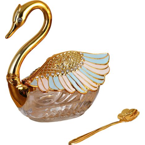 Barattolo per condimenti decorativo in vetro e plastica, con -1