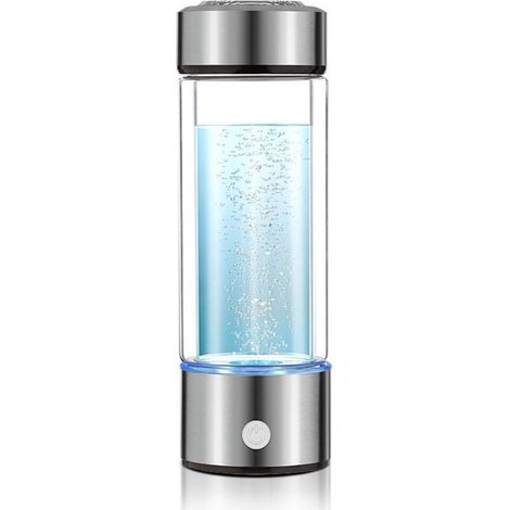 Générateur d'hydrogène, fabricant de verre à eau à hydrogène portable machine à eau alcaline à hydrogène, Loniser riche en hydrogène avec technologie SPE et PEM Générateur d'eau ionique rechargeable (1/5)