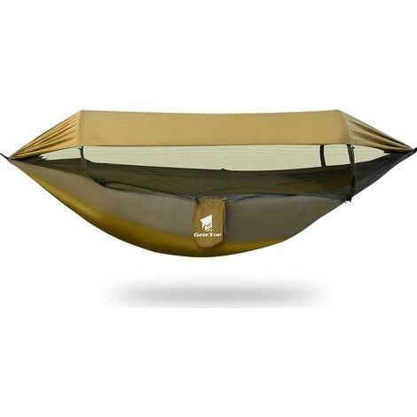 Double Hammock, Sunshade, Mosquito Net, 70D Nylon, Camping Hiking (1/5)