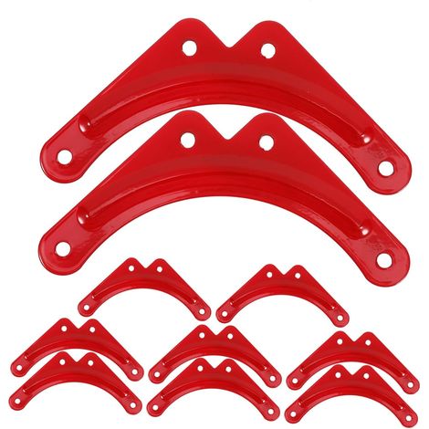 Set di 10 supporti angolari per scale, rinforzi angolari spessi adatti a vari tipi di scale con montaggio sicuro (1/5)