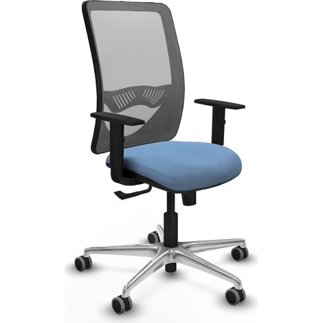 Piqueras y Crespo Silla Zulema azul celeste confortable para oficina