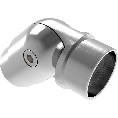 Configurateur de main courante en acier inoxydable 50 mm Accessoire d'escalier Main courante murale Kit (connecteur articulé 0 90°) Handlauf Teile (1/5)