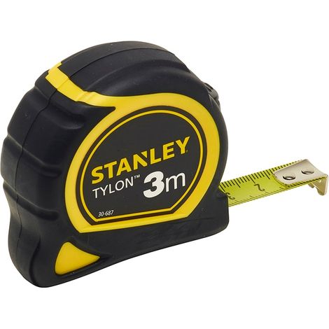 Flessometro STANLEY TYLON metro rullina in ABS con gancio 3 metri (1/2)