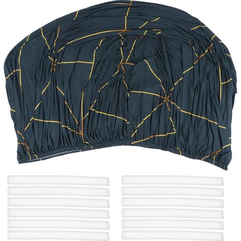 Housse de Canapé 4 Places Polyester Extensible Douce et Confortable Protection Meuble Design Élégant Lavable Facile (1/5)