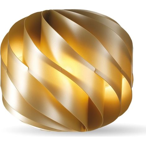 Neu Gold Tischlampe Cm. 15 x 14 Uhr (1/2)